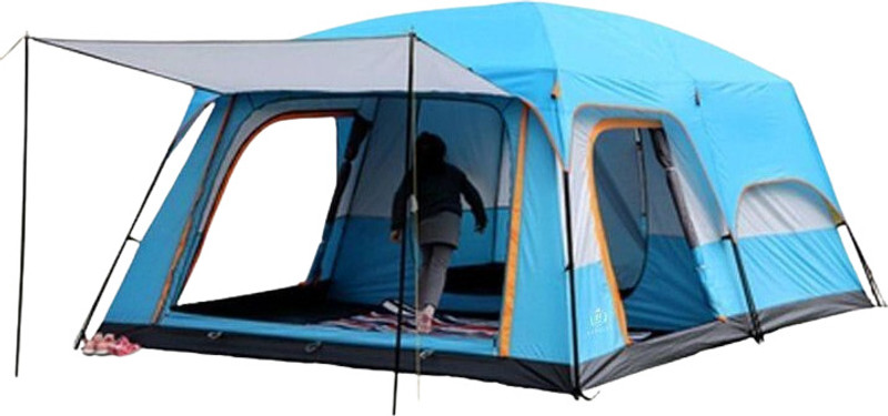 Nawbeda Amazing Outdoor Family Tent 5-6 Person Tent - For Camping, Outdoor, Family, Picnic, Camp, Trekking, 150D Oxford Material Use for this tent(Blue)