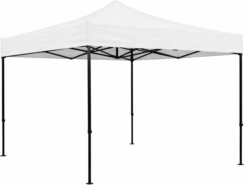 house of common 10x10 Feet Heavy Duty Gazebo Tent | Strong Iron Frame | Tent - For Canopy for Events, Cafeteria, Outdoor, Restaurants, Shop(White)