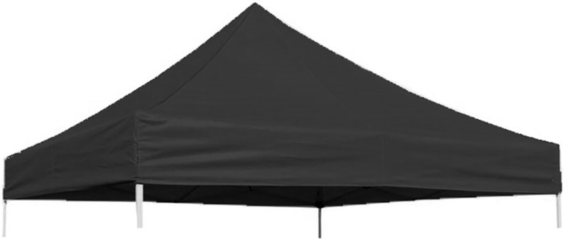 THESUMMER 10X10 ft. Gazebo Tent Replacement Top Cover, 3X3 mtr Canopy Tent Top Cover Tent - For 10 Person(Black)