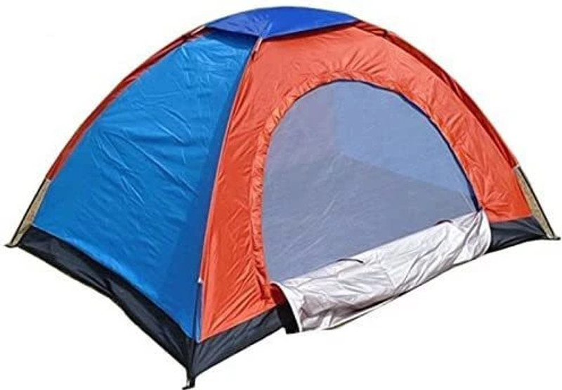 DEVICE Polyester Waterproof 6 Person Tent For Picnic Outdoor Trekking Camping Tent - For 6 PERSON(Blue)