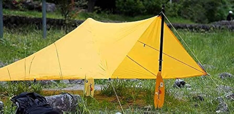 GrahLogy 12x15 Tarpaulin Sheet Tirpal, Tripal Waterproof 120 GSM Tent - For Camping, Construction Sites, Temporary Shelters, Truck Cover, Farmhouse, To Cover Cement(Yellow)