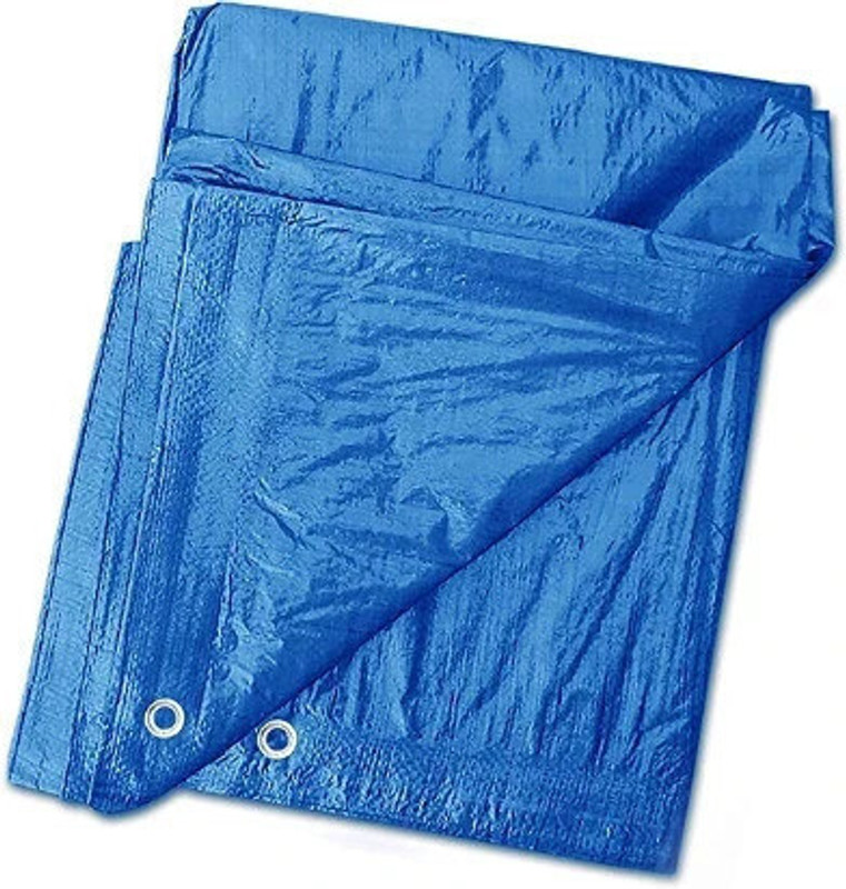Bharatdecors WATERPROOF COVER Tent - For PROTECT FROM RAIN,SUNLIGHT,9 FEET X 12 FEET(Blue)