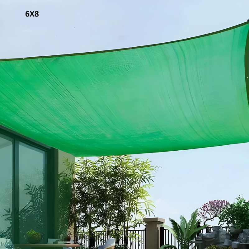 Evehansen Heavy Duty Green Net 90% UV Protection for Terrace, Garden & Balcony 10x4 Ft Tent - For Balconies & Terraces, Gardens & Lawns, Windows & Doors, Backyards(Green)