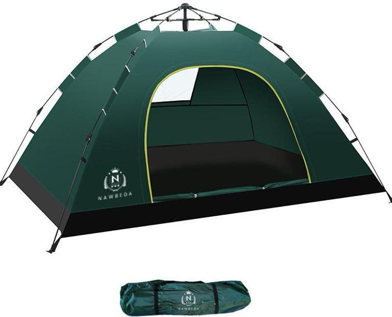 Nawbeda Auto Camping Tent 1-2 Person Captain Tent Waterproof Tent - For Camping, hiking, Picnic, Adventure(Green)