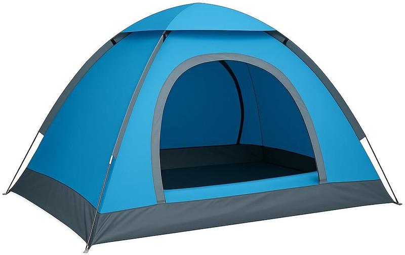DHYEY ENTERPRISE 4 Person Picnic & Camping Tent - Waterproof, Portable Dome Tent Tent - For 4 Person for Hiking, Travelling Tent(Multicolor)