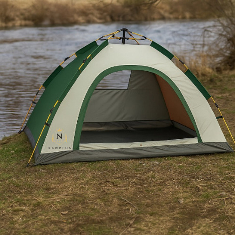 Nawbeda Amazing Comfortable Automatic Captian 1-2 Person Waterproof Tent - For Camping, hiking, Picnic, Camp, Trekking, 190T Polyster Material Use for this tent(Multicolor)