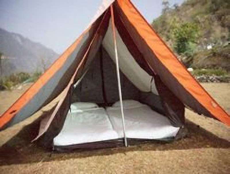 mountcrest Dome Alpine Camping Tent, Waterproof Tent For All Season Tent - For 2 Person(Green)