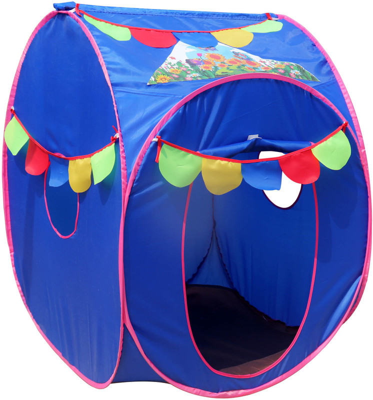 Healthysleeping Little Foldable pop-up Hut Type Kids Play House Tent - For Kids(Multicolor)