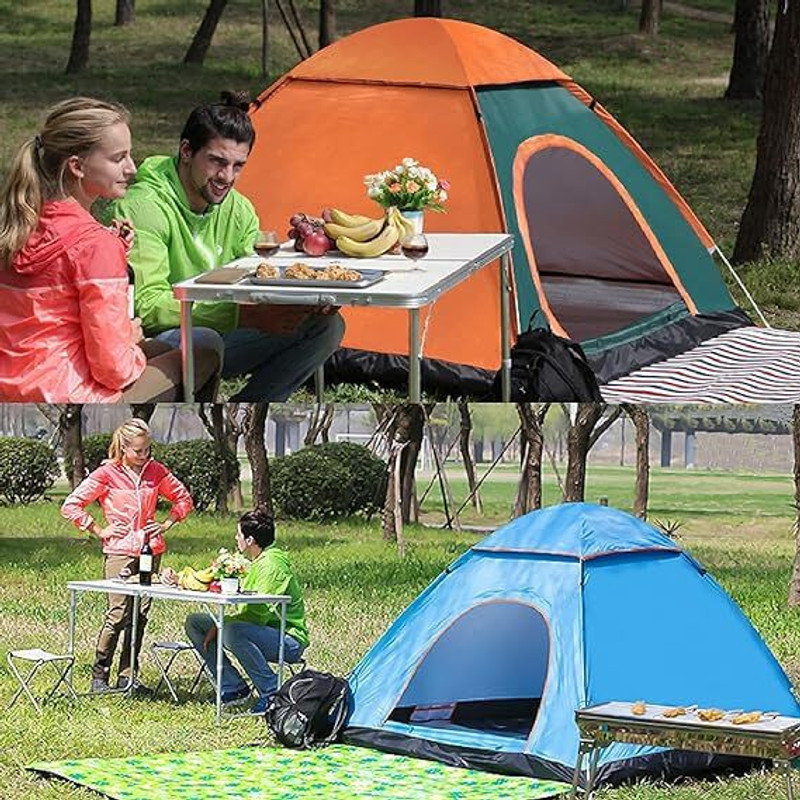VVG TRADERS Outdoor Tent - For 2 Person Tent Tent - For 2 Person Tent - For camping, Picnic, Hiking(Multicolor)