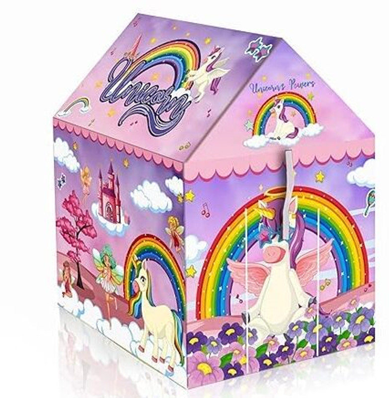 ADQIN Foldable Children Toys,Indoor and Outdoor Kid Tent House Tent - For all(Multicolor)