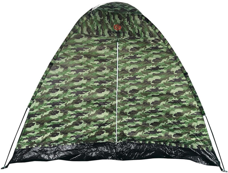 Endless Dome Camping Tent | Material: Polyester | UV Protection | Size: 200x290x135cm Tent - For 4 Person(Green, Black)
