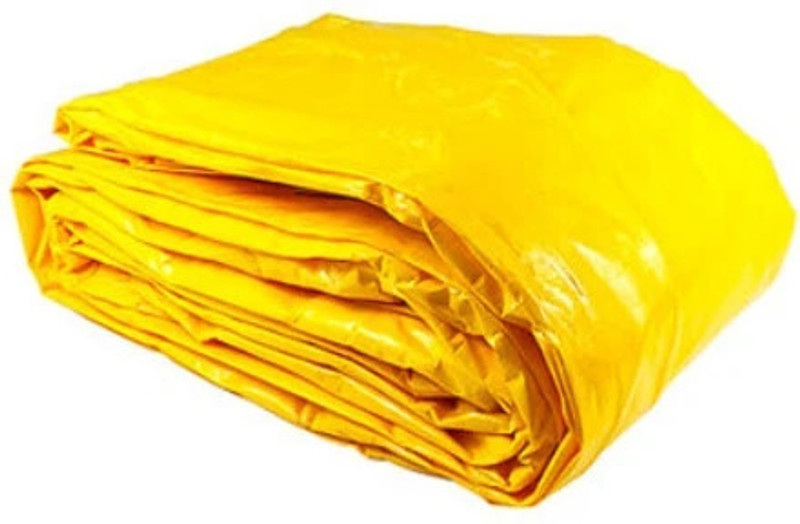 TENTHOUSE TARPAULINE SHEET WATERPROOF COVER Tent - For PROTECT PREMIUM QUALITY , UV RESISTANT,RAIN, 9 FEET X 12 FEET(Yellow)