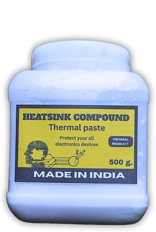 ICRsonu Heatsink Compounds Thermal Grease Paste,(white, 0.5 kg) Ceramic Based Thermal Paste(500 g 1 W/mK)