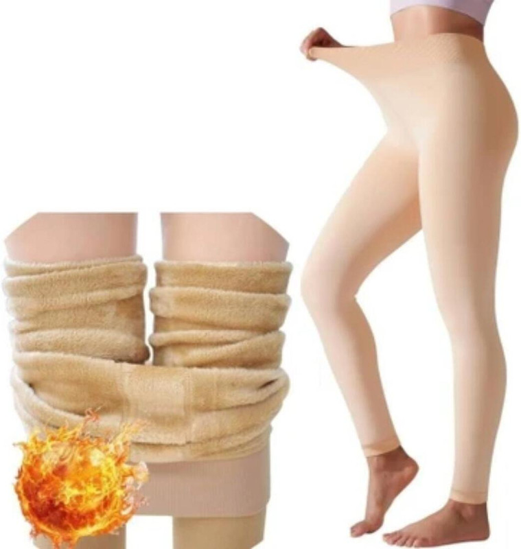 HOSVIN Solid Women Beige Tights