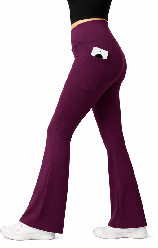 IMPERATIVE Solid Women Maroon Tights
