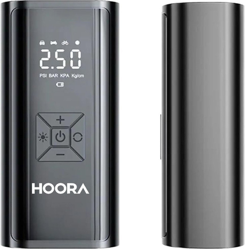 Hoora 12 Volt Tyre Inflator Wireless 150 psi Tyre Air Pump for Car & Bike