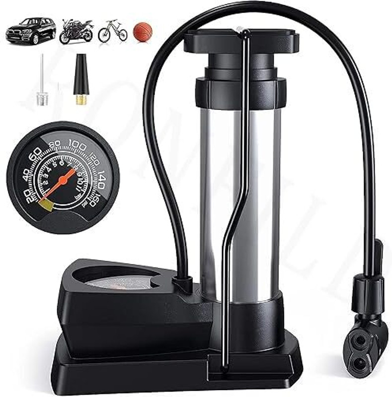 ShineTex Mini Portable Bike, Bicycle Tire 160 psi Tyre Air Pump for Car & Bike