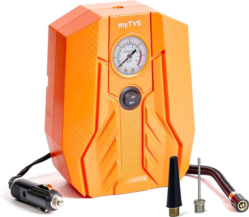 Revyo TVS 100 PSI Tyre Inflator (TI-15) 100 psi Tyre Air Pump for Car & Bike