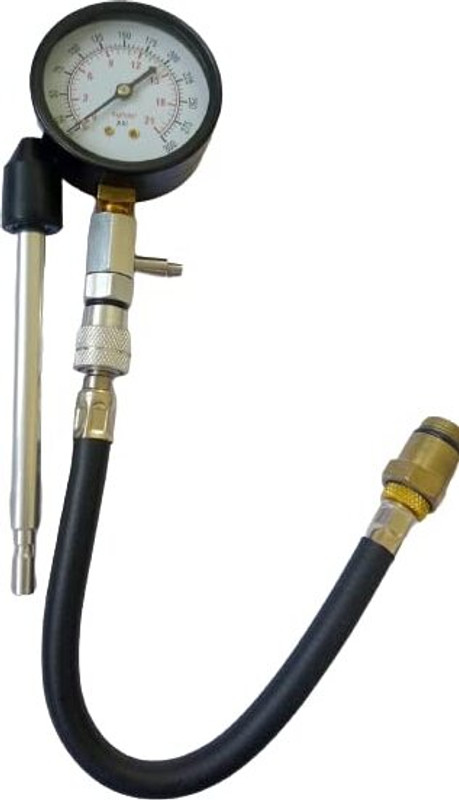 B K Jagan and Co Analog Tire Pressure Gauge Compression Tester MCT-324k Gauge Kit(324 PSI)