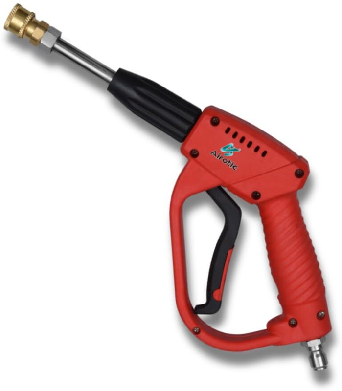 airotic Stick Tire Pressure Gauge Pressure Washer Gun 5000PSI,High Pressure Washer Gun with , 3/8" Quick Connect(0-200 PSI)