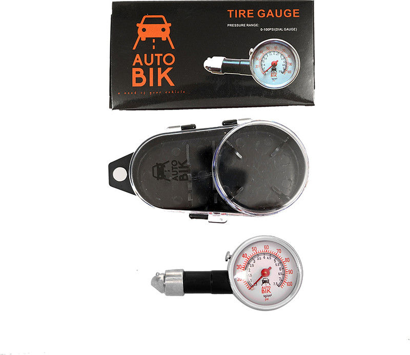 Autobik Digital Tire Pressure Gauge Digital Air Pressure Gauge with Stopwatch(100 PSI)