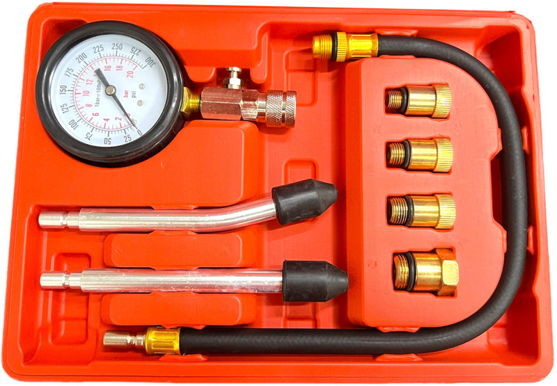 ADAWAT Smart Tyre Pressure Gauge Professional Cylinder Pressure Test Tool Kit for Car & Truck Automotive Test Kit(300 PSI)