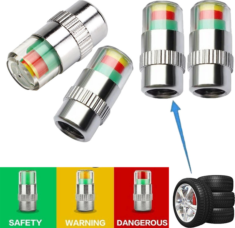 SELLRFLOR Analog Tire Pressure Gauge TPMS VALVE(2.5 Bar)