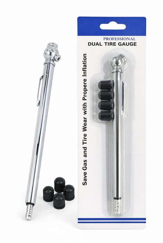 INAMRA'S Stick Tire Pressure Gauge Portable Heavy Duty Tyre Pressure Gauge Pen for Car Bike(50 PSI)