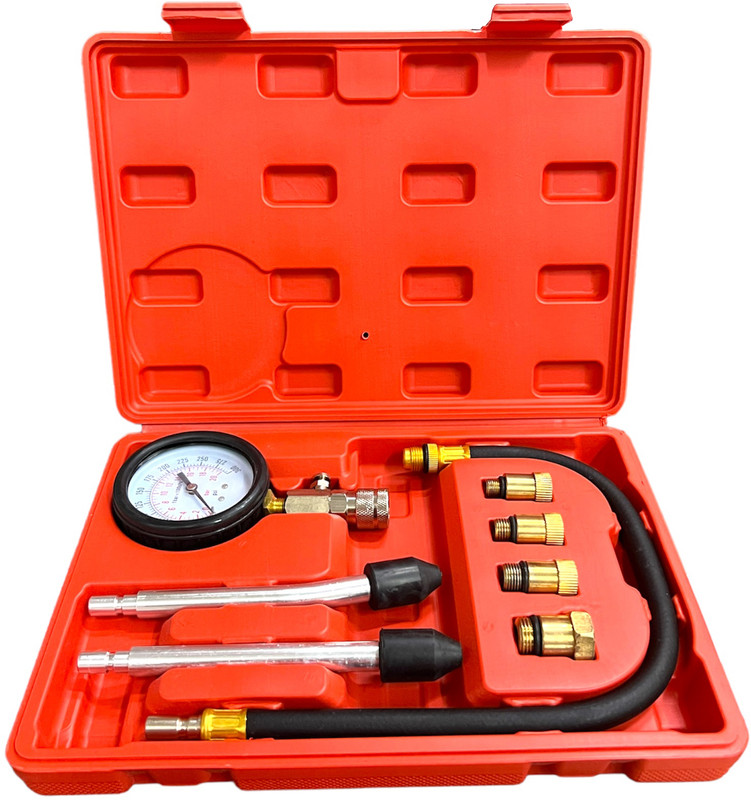 ADAWAT Smart Tyre Pressure Gauge Tyre Pressure Gauge 8PCS Professional Tester Test Kit Cylinder Compression Gas(300 PSI)