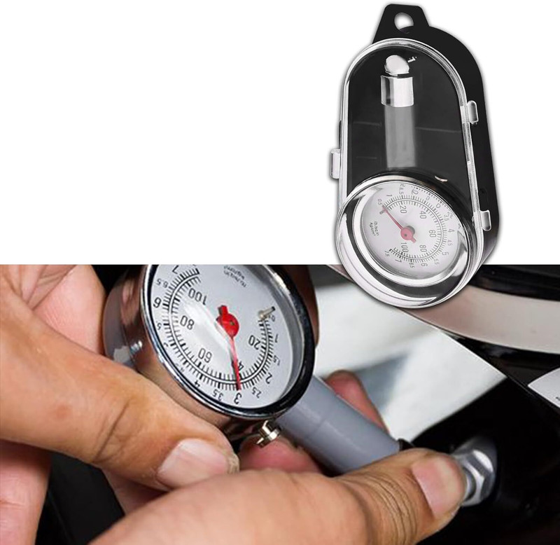 carempire Analog Tire Pressure Gauge Heavy Duty Air Pressure Gauge for Cars, SUV and Truck(100 PSI)