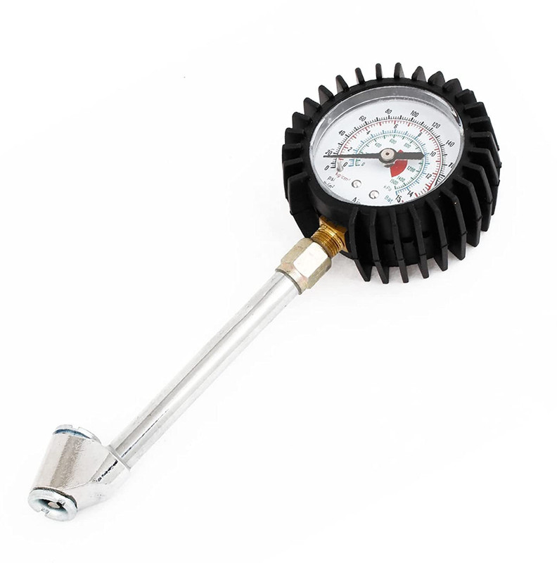 Bellveen Analog Tire Pressure Gauge Auto Motorbikes Tyre Pressure Gauge(220 PSI)