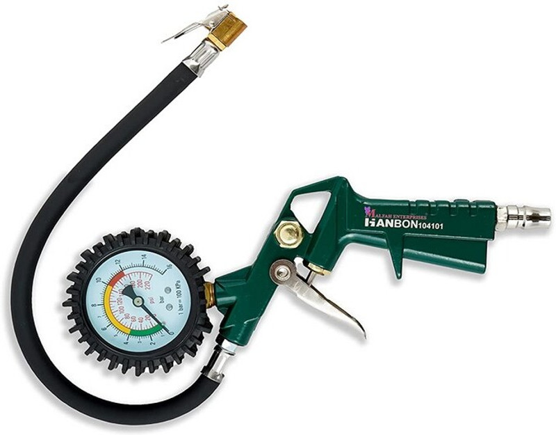 MALFAH ENTERPRISES Analog Tire Pressure Gauge ME_104101 Tire Pressure Gauge(16 Bar)
