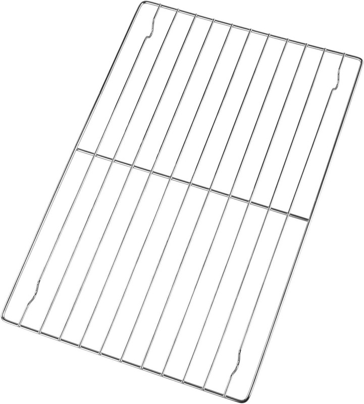 Vankalp Cooling Rack for Backing, Multipurpose Carbon Steel Cooling Rack 1 Slice Toast Rack(Stainless Steel)