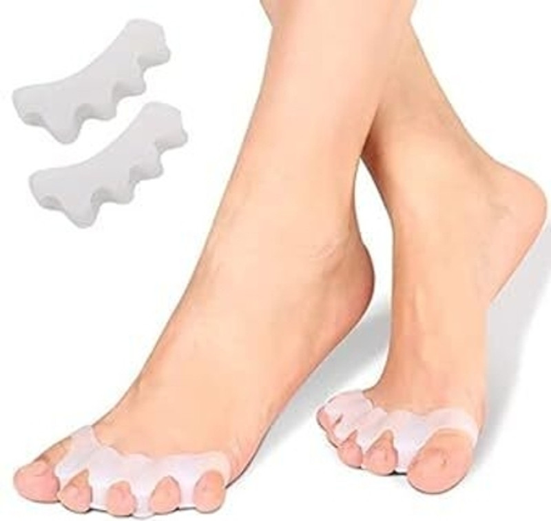 SIDGO Toe Separator for Feet Toe Straighteners for Overlapping Toes FOR ALL FINGERS(Pack Of 1)
