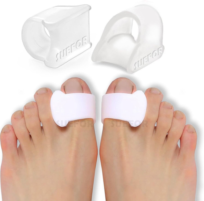 SUEFOR Silicone Toe Separators For Fast Pain Relief(Thum Toe)(Pack Of 2)
