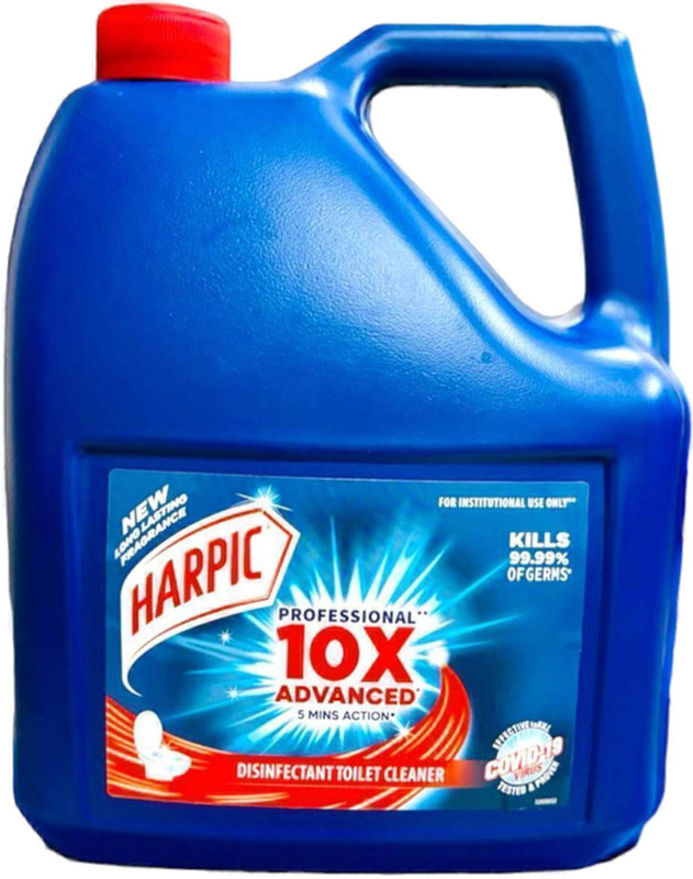 Harpic Disinfectant Toilet Cleaner Liquid Original Liquid Toilet Cleaner(5 L)