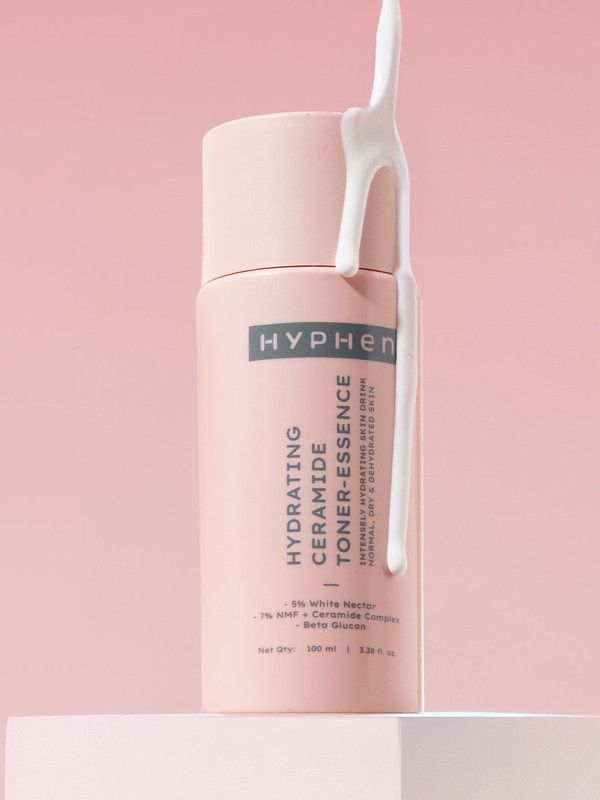 HYPHEN 7% Ceramides-NMF Milky Face Toner Essence | 5% Glass Skin Blend Men & Women(100 ml)