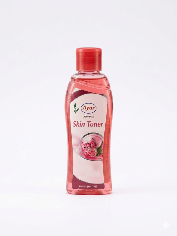 AYUR HERBALS Skin Toner Enriched With Aloevera & Rose Men & Women(200 ml)
