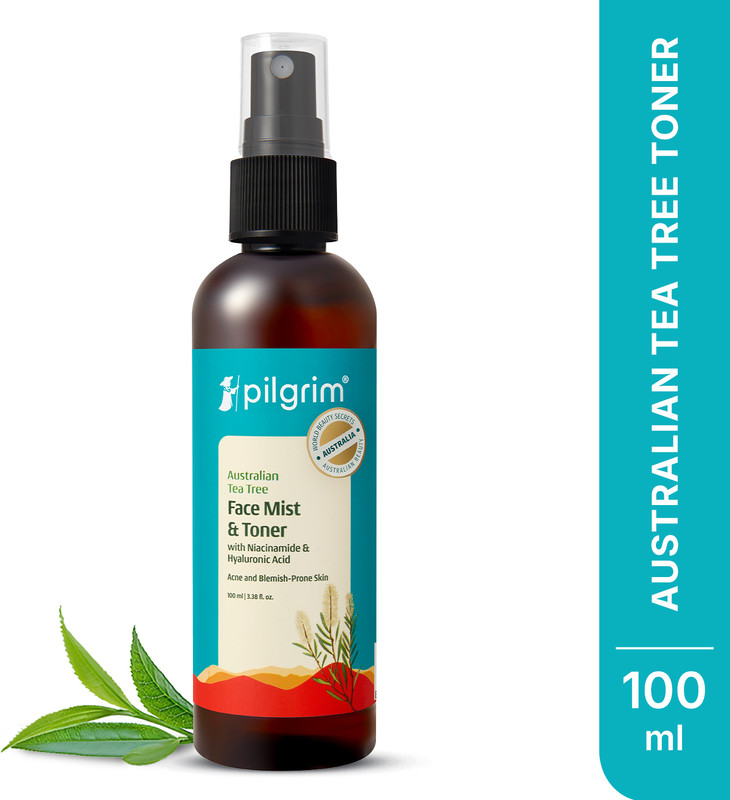 Pilgrim Tea Tree Purifying Alcohol-Free Face Toner To Cleanse, Refine & Tighten Pores Men & Women(100 ml)
