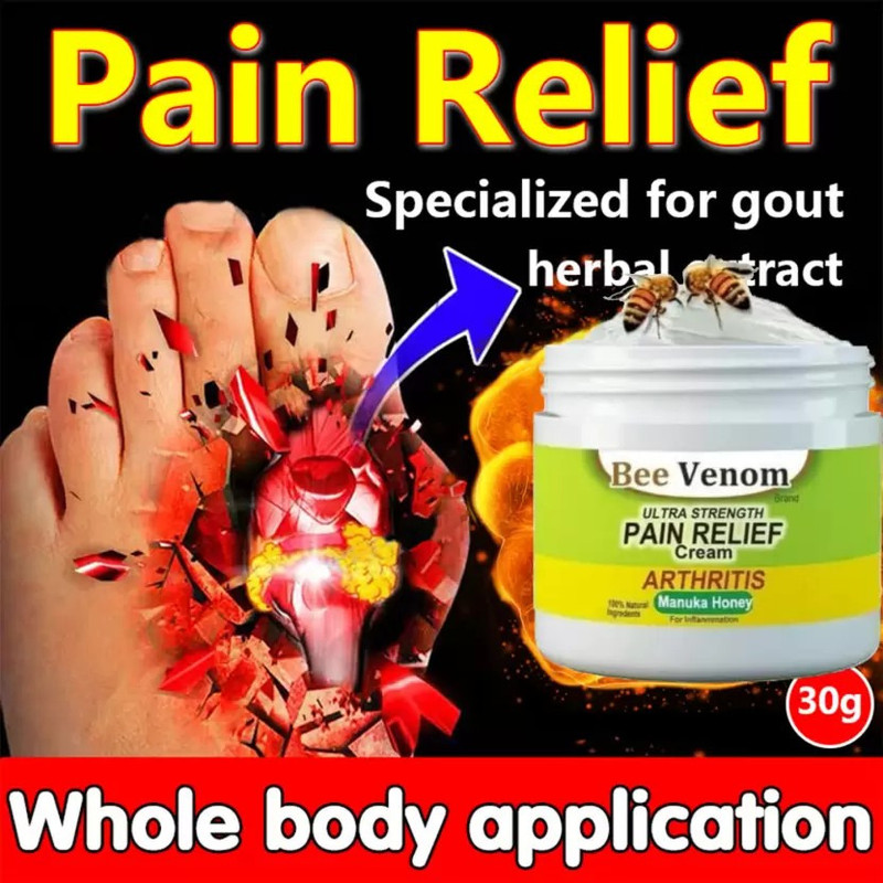 ACTIWOW Bee Venom Cream Joint & Bone Provides for Muscle,Elbow,Foot Pain Cream Cream(50 g)