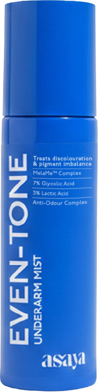 asaya Even Tone Underarm Mist Spray with Glycolic Acid for dark underarms, Men & Women Men & Women(50 ml)