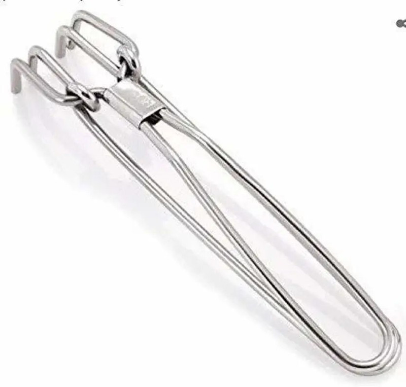 Gurezz Stainless Steel Pakkad/Tong for Hot Plates & Bowls | Serving , Utility tong Stainless Steel Pakkad/Tong for Hot Plates & Bowls | Serving , Utility tong 23 cm Utility Pakkad(Pack of 1)