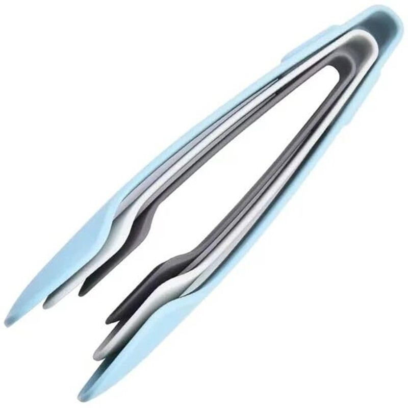 STHITI 3pcs Set Kitchen Tongs, Cooking Tongs, Soft Touch Plastic Salad Bowl Tongs 3pcs Set Kitchen Tongs, Cooking Tongs, Soft Touch Plastic Salad Bowl Tongs 25.2 cm Roasting, Biscuit, Cake, Sandwich, Spaghetti, Pastry Tong Set(Pack of 1)
