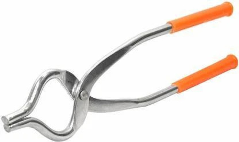 Kreyam's Red Sansi For Kitchen Red sansi for kitchen 25 cm Scissor Tongs(Pack of 1)