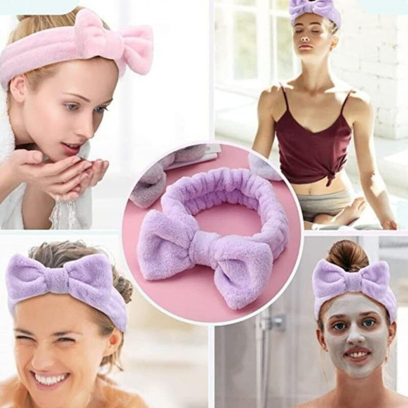 Sajani Enterprise ASPTHW-001 Elastic Spa Facial Bow Head Wrap 19 cm Serving Tongs(Pack of 1)