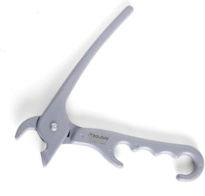 KMW Cast Aluminium Pan Gripper Durable Cast Aluminium Pan Gripper I for Secure Handling and Easy Maneuvering 20 cm Roasting Tongs(Pack of 1)