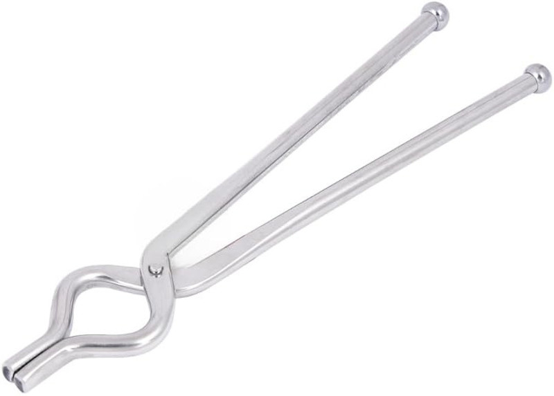 ZUKAH Steel-Tong-pakad Stainless Steel Pakad Heavy Duty Chimta Pakkad Tong For Kitchen Utensil Holder 23 cm NA Pakkad(Pack of 1)
