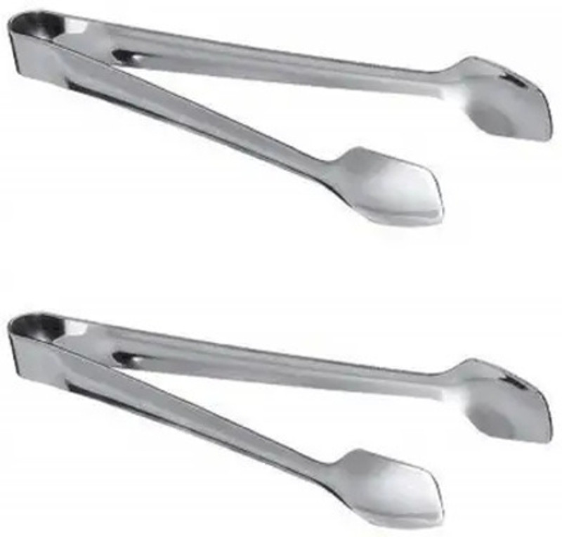 ABE Tongs Tong for Kitchen Tong for Kitchen Cooking and Serving - Salad, Bread, Roti 11 cm Serving Tongs(Pack of 2)