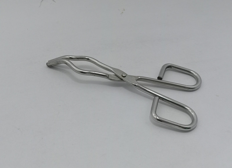moolenterprises Crucible Stainless Steel Tongs for Laboratory 150MM pack of 1 Crucible Stainless Steel Tongs 15 cm NA Beaker Tong(Pack of 1)