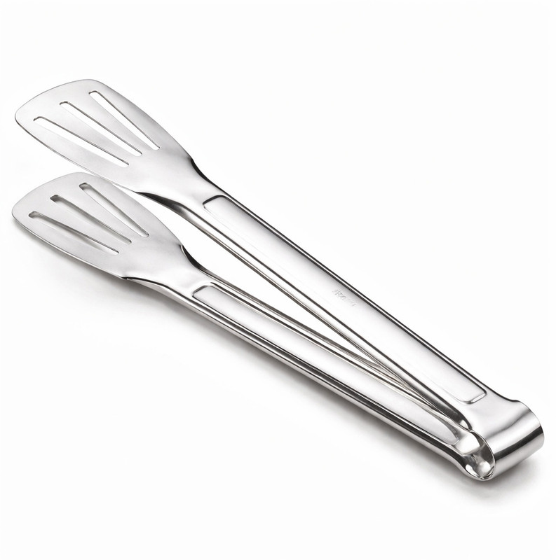 NexLiving Ton26 Stainless Steel Kitchen Tong | Heat Resistant Strong Grip Food Tong 23 cm Cake, Sandwich, Salad Tongs(Pack of 1)